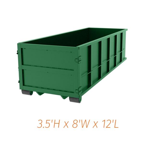 the rental duration for 10-yard dumpsters varies depending on the customer's needs